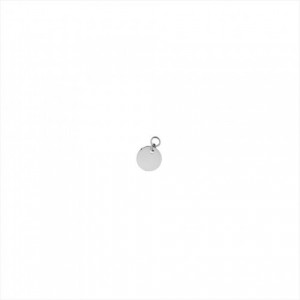 Colgante charm plata placa circular. Miscellany. Salvatore