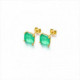Pendientes Green Love oro amarillo. LeCarré.
