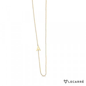Cadena oro amarillo fina dos iniciales. LeCarré