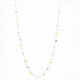 COLLAR LARGOS DE PLATA BAÑO EN ORO CON PIEDRAS NATURALES. LINEARGENT