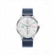 Reloj de Hombre Mark Maddox Northern multifunción de acero y malla milanesa con IP azul