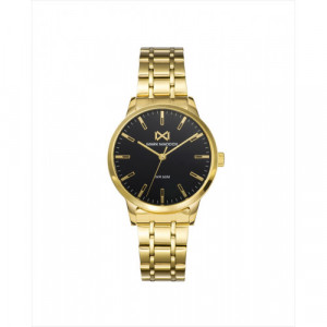 Reloj de Mujer Mark Maddox Canal tres agujas de acero IP dorado y brazalete