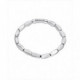 Pulsera Follow Me.  Metal bañado en plata, cuentas en forma de semilla. Uno de 50