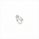 Anillo tailormade, bañado en plata. Uno de 50. Talla 15