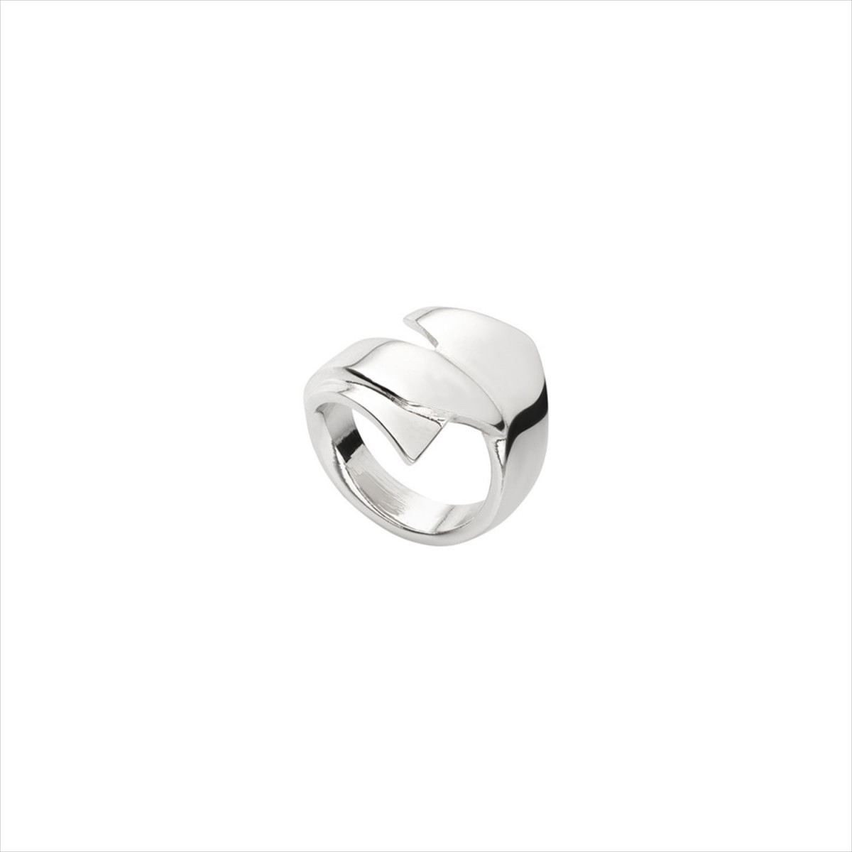 Anillo abracadabra, bañado en plata. Uno de 50. Talla 15