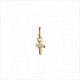 Charm colgante Take me to church, diseño cruz, bañado en oro.  ARO NO INCLUIDO. Uno de 50