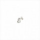 1 Pendiente H´art Stud, tipo piercing. Diseño corazón. Metal bañado en plata. Uno de 50