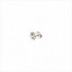 1 Pendiente Protect us stud, tipo piercing. Diseño mano de fátima. Metal bañado en plata. Uno de 50