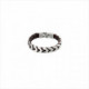 Pulsera Donets. Metal bañado en plata y cuero. Uno de 50