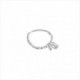 Pulsera Saludable. Metal bañado en plata. Uno de 50