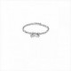 Pulsera Amor Sellado. Metal bañado en plata. Uno de 50