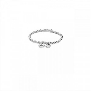 Pulsera Amor Sellado. Metal bañado en plata. Uno de 50