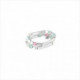 Pulsera Sumatra Island. Cristal de color, perlas y metal bañado en plata. Uno de 50
