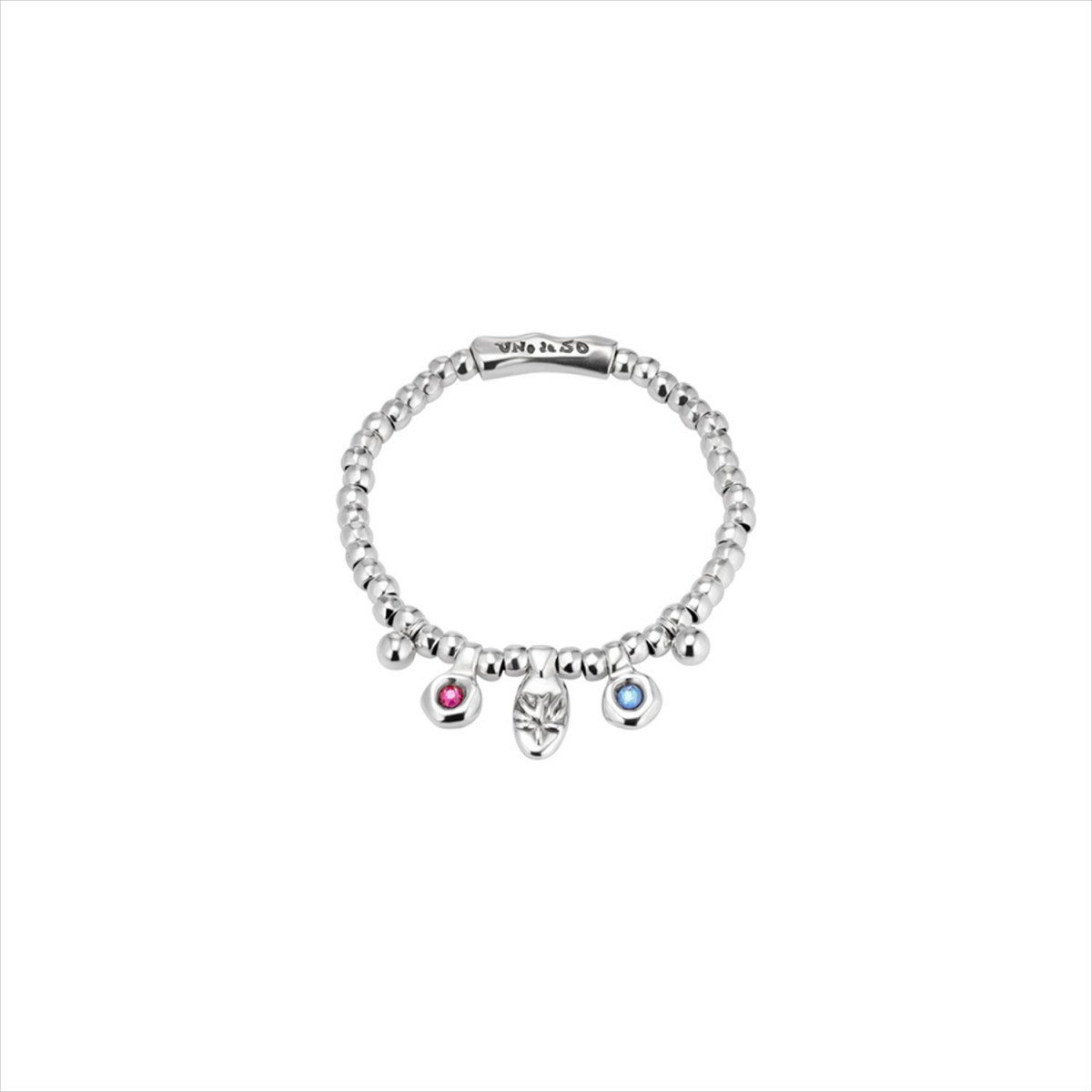 Pulsera Sunshine. Metal bañado en plata y cristal. Uno de 50