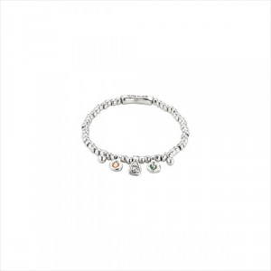 Pulsera BoyGirl. Metal bañado en plata y cristal, charm Buda. Uno de 50