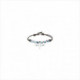 Pulsera Hold Me Tight. Cuero y metal bañado en plata con libélula. Uno de 50