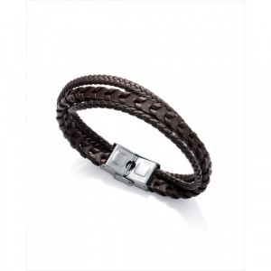 Pulsera Viceroy Magnum de acero multi tiras en marrón