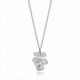 Colgante Viceroy Elegant de plata de ley 925 bañado en rodio. Diseño en forma de hojas con perlas naturales de agua dulce de dif