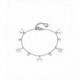 Pulsera acero luna, estrellas circonitas. Viceroy