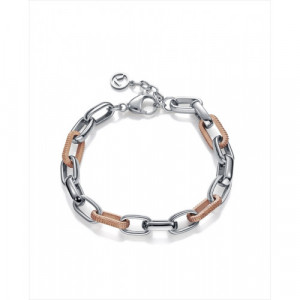 Pulsera Viceroy Chic de acero con eslabones en bitono