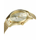 Reloj Mark Maddox. Acero y malla milanesa. Color dorado.