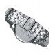 Reloj de Hombre Mark Maddox Canal tres agujas de acero, brazalete acero, esfera negra