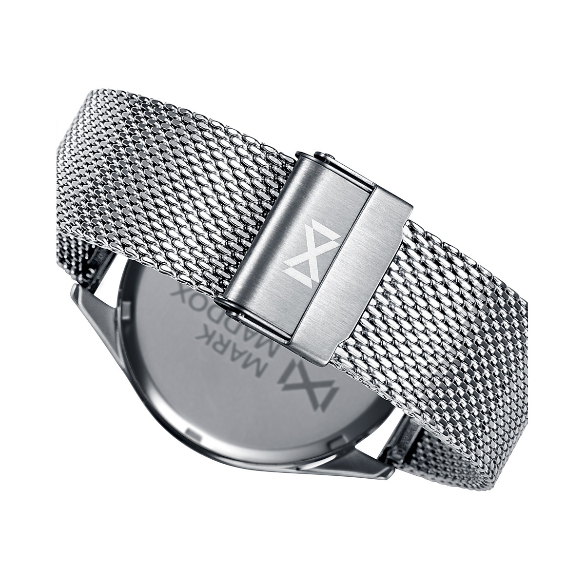Reloj Mark Maddox Village tres agujas de acero y malla milanesa