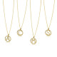 Cadena oro amarillo inicial hilo. LeCarré