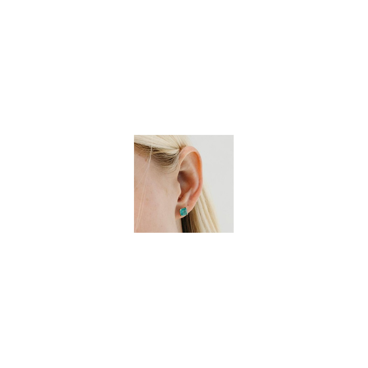 Pendientes Green Love oro amarillo. LeCarré.