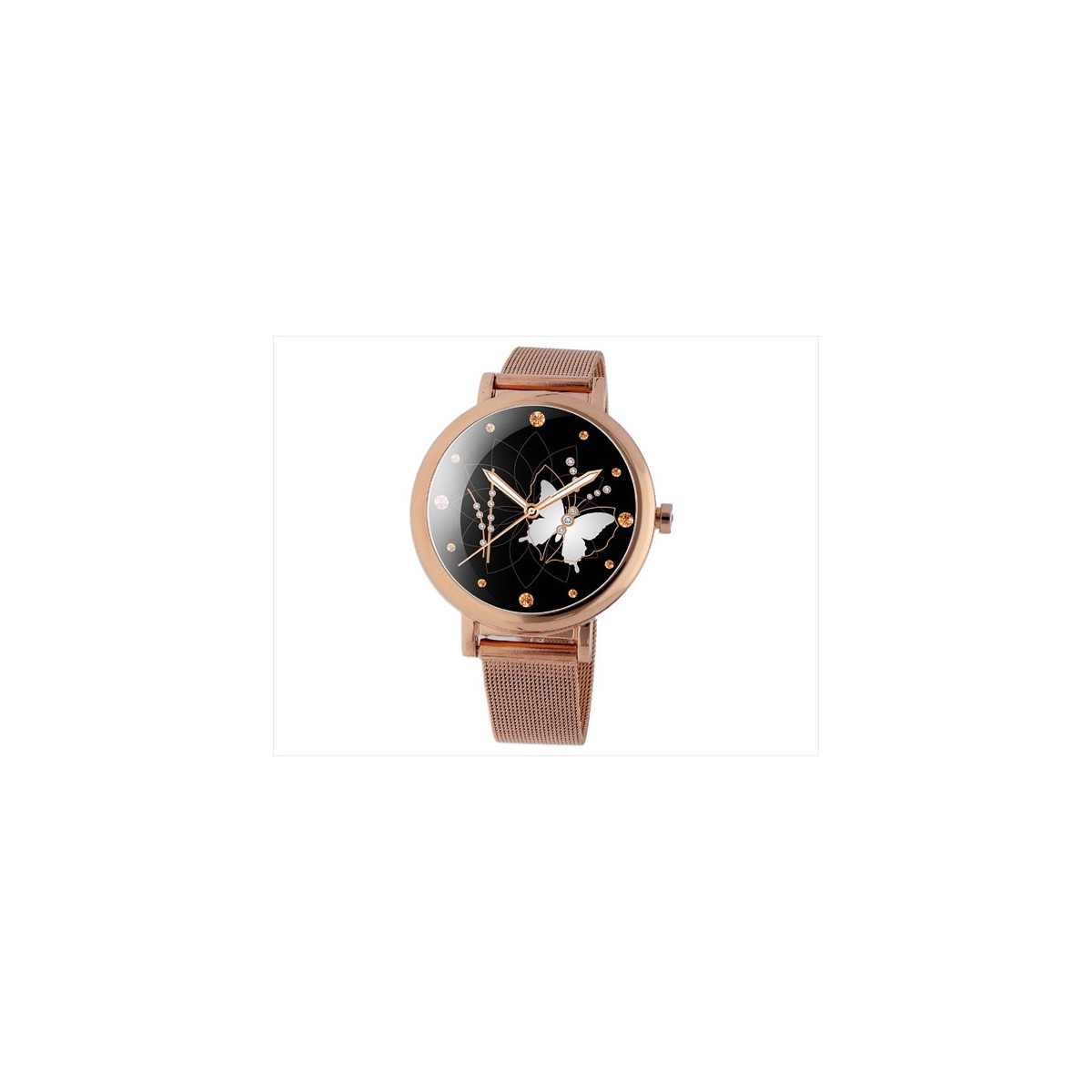 RELOJ LISKA SMARTWATCH ACERO ROSADO REDONDO