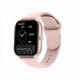 Reloj LISKA SMARTWATCH Caja Cuadrada Silicona Rosa