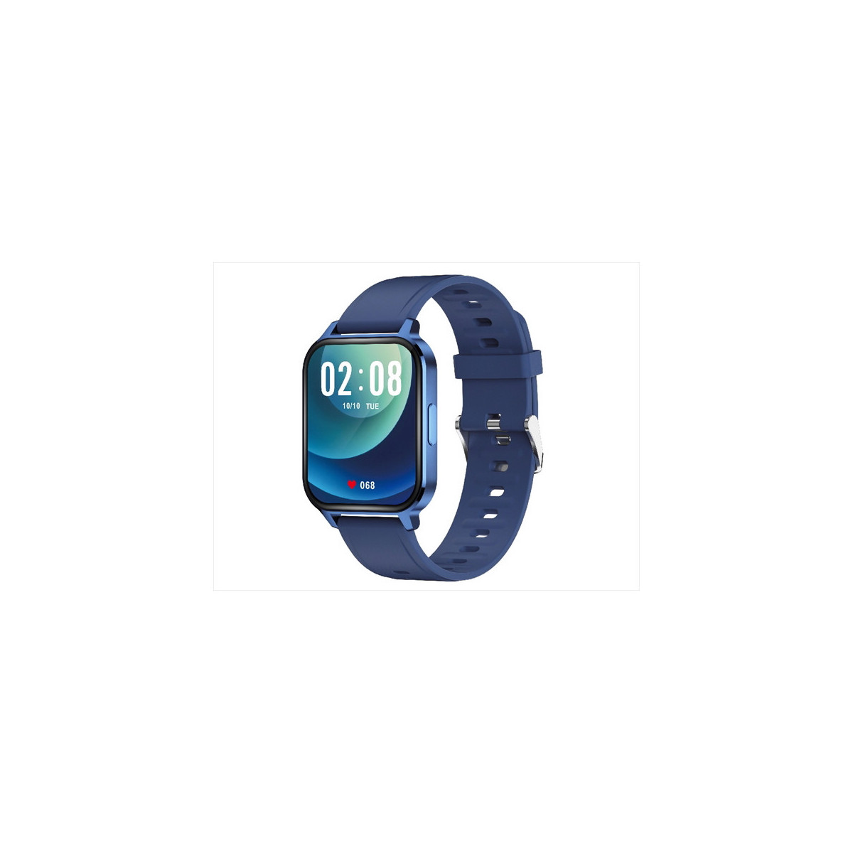 RELOJ LISKA SMARTWATCH CUADRADO AZUL SILICONA AZUL