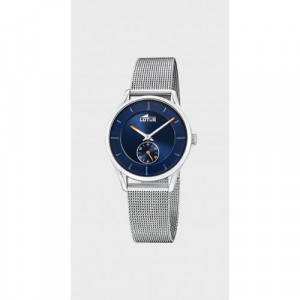 RELOJ LOTUS MINIMALIST 18818/1 AZUL CORREA DE ACERO, MUJER