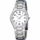 RELOJ LOTUS ACERO CLASICO 15192/2 BLANCO CORREA DE ACERO PLATEADO