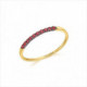 Anillo oro amarillo y rubíes. LeCarré