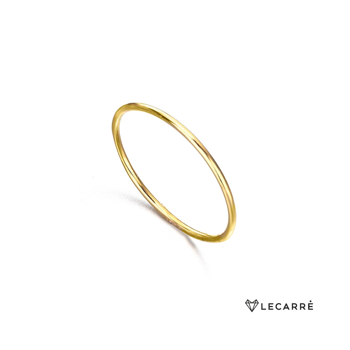 Anillo fino liso oro amarillo. LeCarré