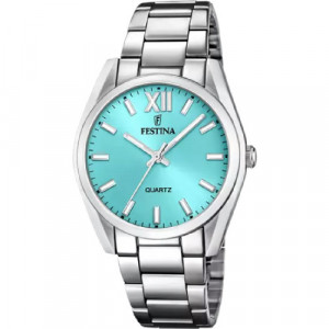 RELOJ FESTINA F20622/D COLECCIÓN ALEGRÍA, ESFERA AZUL, CORREA DE ACERO