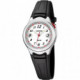 RELOJ CALYPSO SWEET TIME K6067/4 ESFERA BLANCA, DETALLES ROJO, CORREA DE CAUCHO NEGRO