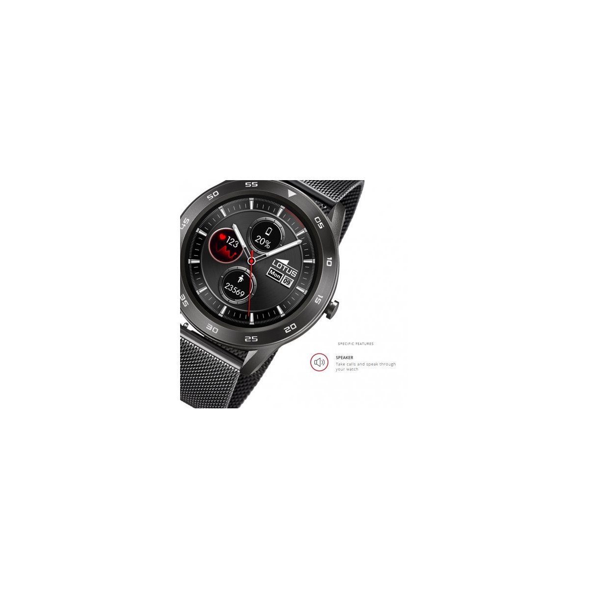 RELOJ LOTUS SMARTWATCH COLLECTION 50011/1 DIGITAL CORREA DE ACERO, HOMBRE