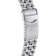 RELOJ LOTUS CLASSIC STRAP 15031/1 BLANCO, CORREA DE ACERO PLATEADO, NÚMEROS EN NEGRO