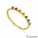Anillo oro amarillo topacios multicolor. LeCarré