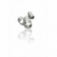 Anillo de plata doble rizo matizado