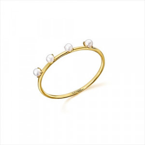 Anillo multiperlas mini oro amarillo. LeCarré