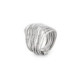 Anillo de Plata de ley rodiado.