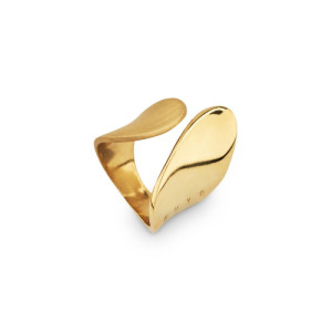Anillo de Plata recubierto de oro. Ajustable.